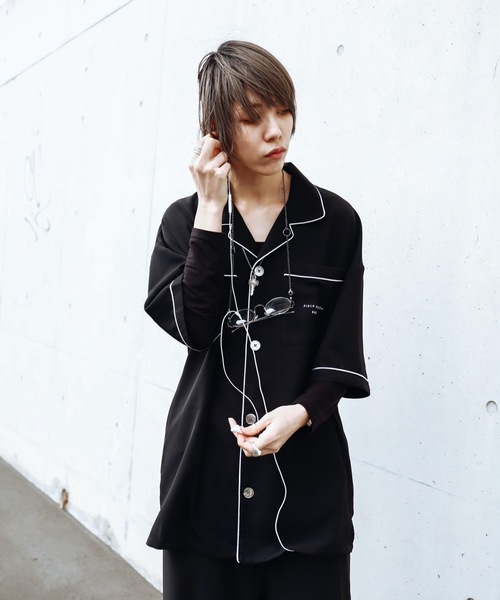 rovtski(ロフトスキー)の「SHARE ROOMS OPEN COLLAR SHIRT/シェアルームス オープンカラーシャツ(シャツ/ブラウス・メンズ・ホワイト系その他/ブルー系その他/ブラック・FREE)」の15枚目の写真