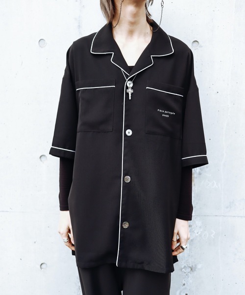 rovtski(ロフトスキー)の「SHARE ROOMS OPEN COLLAR SHIRT/シェアルームス オープンカラーシャツ(シャツ/ブラウス・メンズ・ホワイト系その他/ブルー系その他/ブラック・FREE)」の10枚目の写真