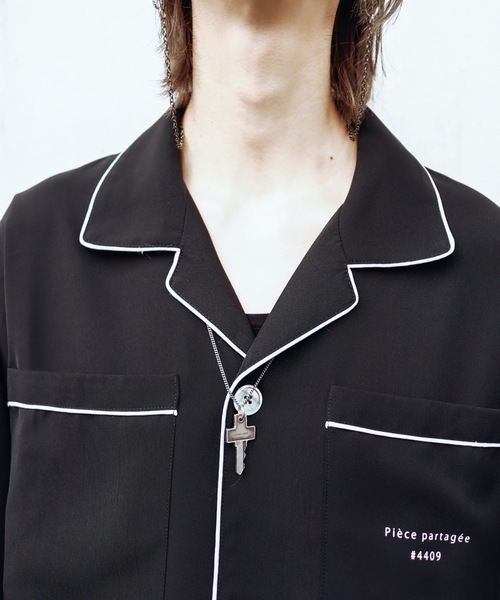 rovtski(ロフトスキー)の「SHARE ROOMS OPEN COLLAR SHIRT/シェアルームス オープンカラーシャツ(シャツ/ブラウス・メンズ・ホワイト系その他/ブルー系その他/ブラック・FREE)」の16枚目の写真