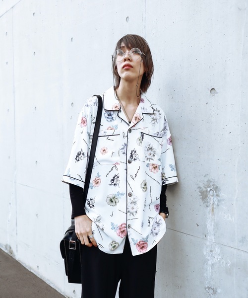 rovtski(ロフトスキー)の「SHARE ROOMS OPEN COLLAR SHIRT/シェアルームス オープンカラーシャツ(シャツ/ブラウス・メンズ・ホワイト系その他/ブルー系その他/ブラック・FREE)」の11枚目の写真