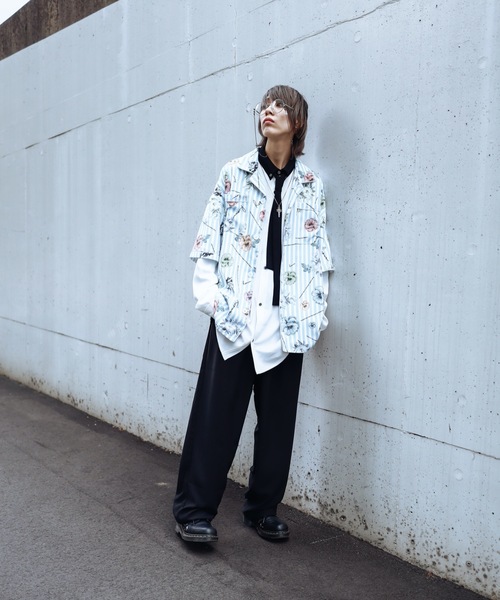 rovtski(ロフトスキー)の「SHARE ROOMS OPEN COLLAR SHIRT/シェアルームス オープンカラーシャツ(シャツ/ブラウス・メンズ・ホワイト系その他/ブルー系その他/ブラック・FREE)」の18枚目の写真