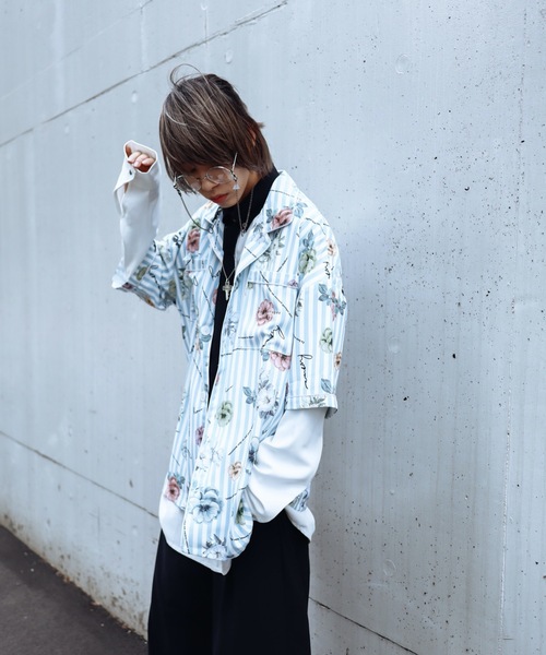rovtski(ロフトスキー)の「SHARE ROOMS OPEN COLLAR SHIRT/シェアルームス オープンカラーシャツ(シャツ/ブラウス・メンズ・ホワイト系その他/ブルー系その他/ブラック・FREE)」の13枚目の写真
