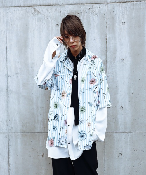 rovtski(ロフトスキー)の「SHARE ROOMS OPEN COLLAR SHIRT/シェアルームス オープンカラーシャツ(シャツ/ブラウス・メンズ・ホワイト系その他/ブルー系その他/ブラック・FREE)」の8枚目の写真