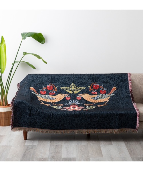 i'm not entirely here ジャガード ラグ ブランケット Jubilee ジャガード織 スローケットラグ 猫デザイン アソート