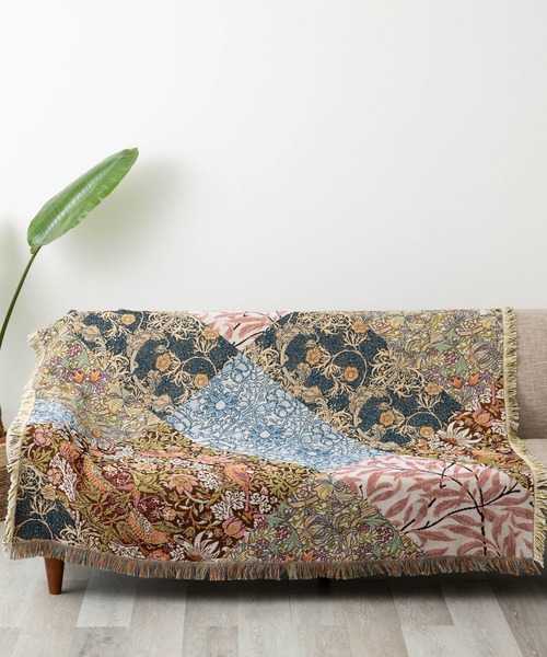 i'm not entirely here ジャガード ラグ ブランケット Jubilee ジャガード織 スローケットラグ 猫デザイン アソート