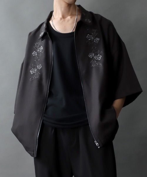 送料無料 ブルゾン レディース レトロ 刺繍 花柄 M-5XL 8383 Amazon | [MafLu.] レース ブルゾン レディース 秋 シアー