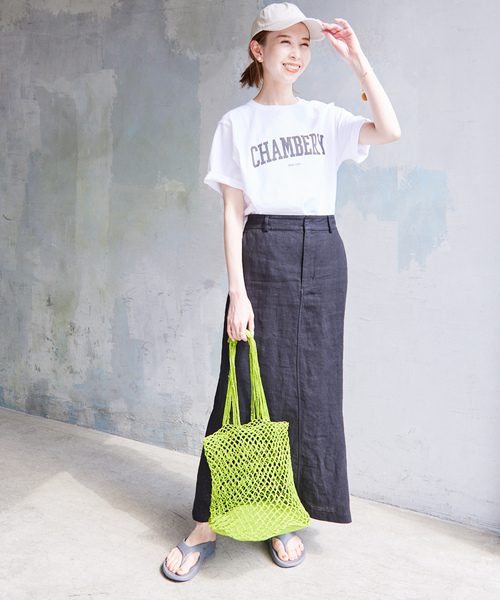SLOBE IENA（スローブイエナ）の「【MADE IN MADA /メイドインマダ】HOLYトートバッグ（トートバッグ・レディース・イエロー/オレンジ/グリーン・FREE）」の4枚目の写真