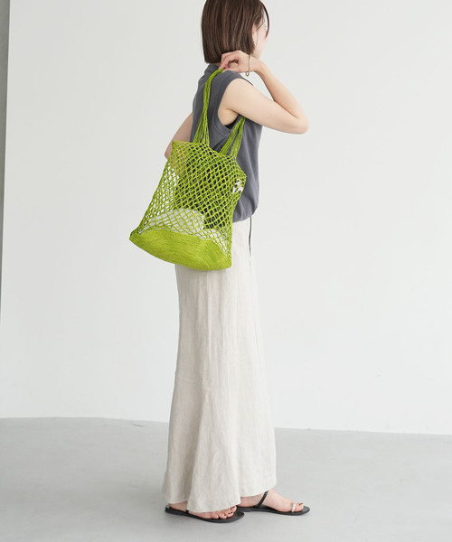 SLOBE IENA（スローブイエナ）の「【MADE IN MADA /メイドインマダ】HOLYトートバッグ（トートバッグ・レディース・イエロー/オレンジ/グリーン・FREE）」の12枚目の写真