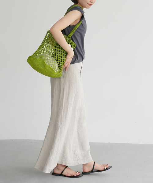 SLOBE IENA（スローブイエナ）の「【MADE IN MADA /メイドインマダ】HOLYトートバッグ（トートバッグ・レディース・イエロー/オレンジ/グリーン・FREE）」の13枚目の写真