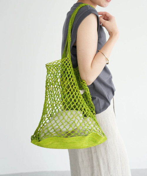 SLOBE IENA（スローブイエナ）の「【MADE IN MADA /メイドインマダ】HOLYトートバッグ（トートバッグ・レディース・イエロー/オレンジ/グリーン・FREE）」の18枚目の写真