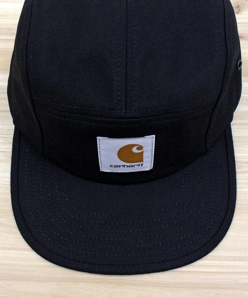 Carhartt WIP(カーハートダブリューアイピー)の「バックレーキャップ Backley Cap(キャップ・メンズ・ブラック/ブラウン・ONE SIZE)」の4枚目の写真