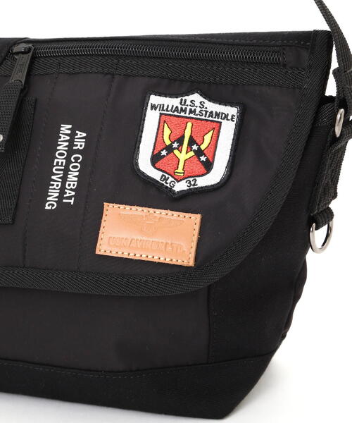 AVIREX（アヴィレックス）の「TOP GUN MINI FLAP SHOULDER BAG / トップガン ミニ フラップ ショルダーバッグ / AVIREX / アヴィレックス / AVX3520J（ショルダーバッグ・メンズ・ブラック/オリーブ・FREE）」の16枚目の写真