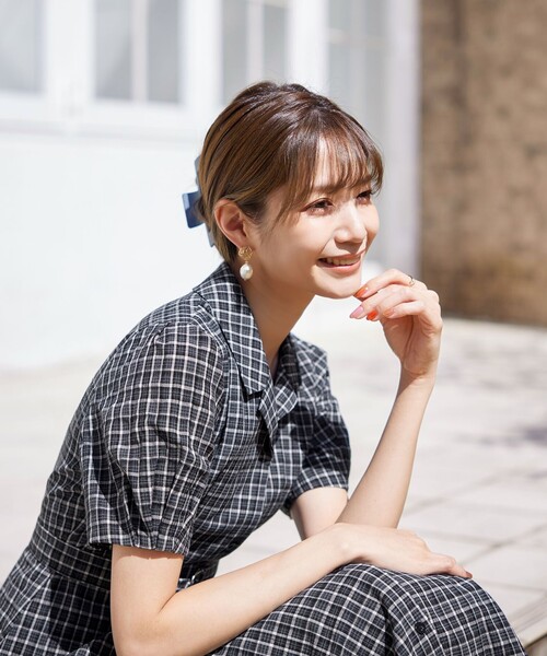 【セール】【洗える】開襟シャツワンピース（シャツワンピース）｜Tiaclasse（ティアクラッセ）