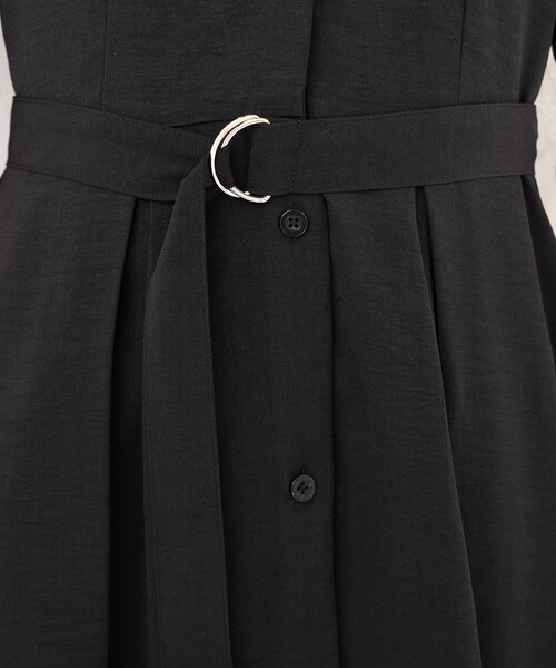 【セール】【洗える】開襟シャツワンピース（シャツワンピース）｜Tiaclasse（ティアクラッセ）