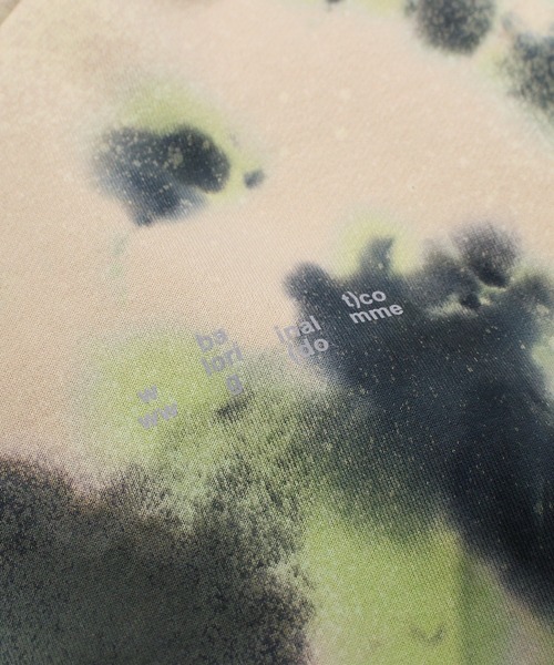 bal（バル）の「【2023秋冬】LOGO TIE DYE CREW（スウェット・メンズ・グリーン/ブラウン・1/2/3）」の5枚目の写真
