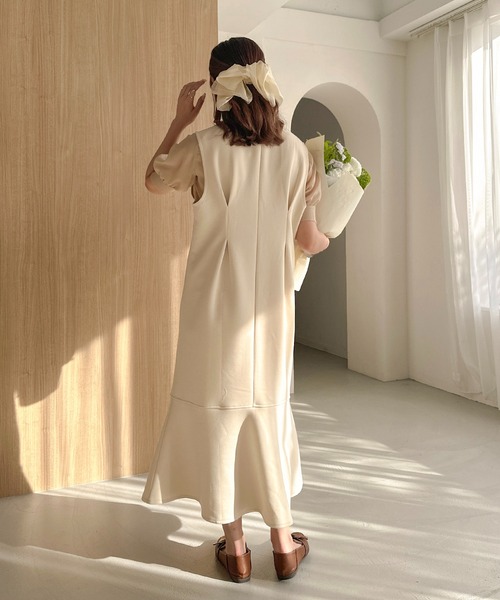 apres jour clair(アプレジュールクレア)の「【apres jour clair】パールマーメイドジャンスカ【ZOZOTOWN限定アイテム】(ジャンパースカート・レディース・ライトブラウン/ブラック/ブラウン系その他/アイボリー・X-LARGE/フリー)」の15枚目の写真