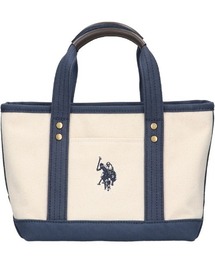 【U.S. POLO ASSN.】 ユーエスポロアッスン キャンバス ロゴトートバッグ USPA-1862
