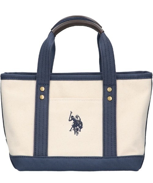 U.S. POLO ASSN.(ユーエスポロアッスン)の「【U.S. POLO ASSN.】 ユーエスポロアッスン キャンバス ロゴトートバッグ USPA-1862(トートバッグ・レディース・ブルー系その他/ブラック系その他/ホワイト×レッド/ホワイト×ブラック/ホワイト系その他/ホワイト/ブラック/カーキ/ホワイト×グレー/ブルー系その他2/ホワイト×ネイビー/グリーン/ホワイト×ホワイト/ピンク/イエロー/オレンジ/ブルー・FREE)」の8枚目の写真