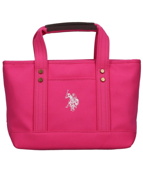 U.S. POLO ASSN.(ユーエスポロアッスン)の「【U.S. POLO ASSN.】 ユーエスポロアッスン キャンバス ロゴトートバッグ USPA-1862(トートバッグ・レディース・ブルー系その他/ブラック系その他/ホワイト×レッド/ホワイト×ブラック/ホワイト系その他/ホワイト/ブラック/カーキ/ホワイト×グレー/ブルー系その他2/ホワイト×ネイビー/グリーン/ホワイト×ホワイト/ピンク/イエロー/オレンジ/ブルー・FREE)」の16枚目の写真