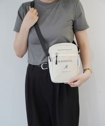 【 KANGOL / カンゴール 】 メッシュポケット 縦型 ショルダーバッグ
