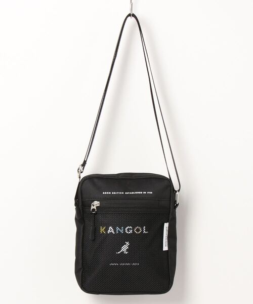KANGOL(カンゴール)の「【 KANGOL / カンゴール 】 メッシュポケット 縦型 ショルダーバッグ(ショルダーバッグ・メンズ・オフホワイト/ブラウン/ブラック/ブラック系・FREE)」の10枚目の写真