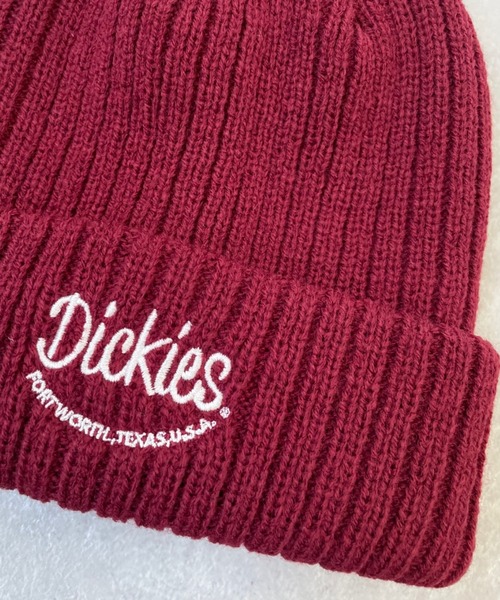 Dickies（ディッキーズ）の「Dickies　キッズ ロゴ刺繍ニットワッチ（ニットキャップ/ビーニー・キッズ・レッド/ブラウン/オフホワイト・FREE）」の8枚目の写真