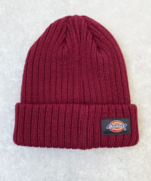 Dickies（ディッキーズ）の「Dickies　キッズ ロゴ刺繍ニットワッチ（ニットキャップ/ビーニー・キッズ・レッド/ブラウン/オフホワイト・FREE）」の9枚目の写真