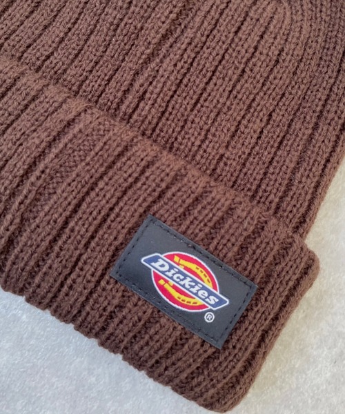 Dickies（ディッキーズ）の「Dickies　キッズ ロゴ刺繍ニットワッチ（ニットキャップ/ビーニー・キッズ・レッド/ブラウン/オフホワイト・FREE）」の7枚目の写真