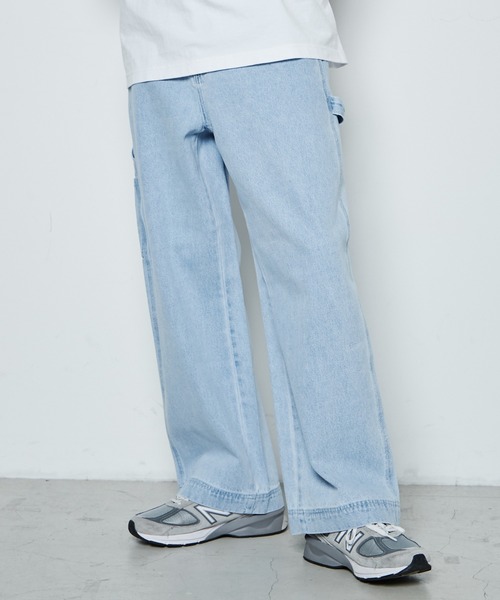 THE STANDARD(ザスタンダード)の「WEGO/ルーズペインターパンツ(デニムパンツ・メンズ・コバルトブルー/ブラック系その他/インディゴブルー/ライトインディゴブルー・LARGE/MEDIUM/SMALL)」の5枚目の写真