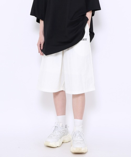 EXIEEE(イグジー)の「ナイロンハーフパンツ(その他パンツ・レディース・ブラック/アイボリー・SMALL/MEDIUM/LARGE)」の9枚目の写真