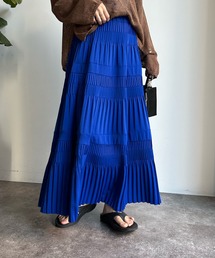 DouDou | 【WEB限定】ティアードプリーツスカート(スカート)