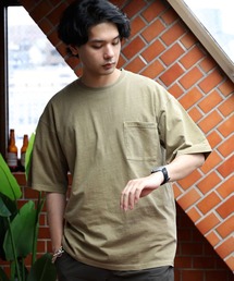 ToucanSurfing 顔料染めポケットTシャツ