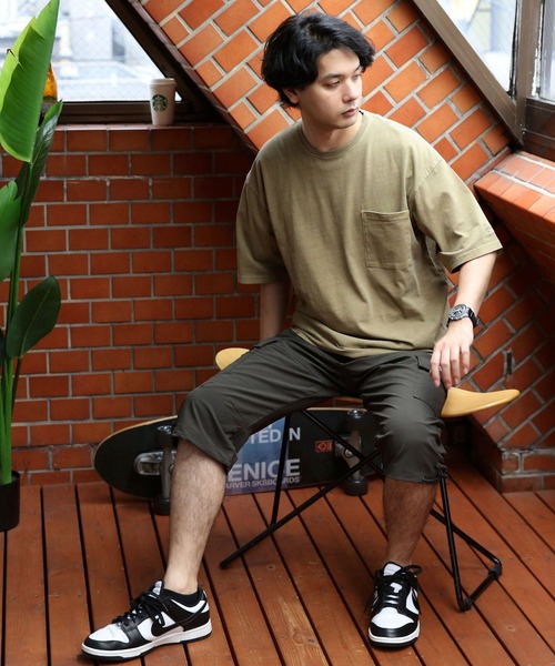 Toucan Surfing（トゥーカンサーフィン）の「ToucanSurfing 顔料染めポケットTシャツ（Tシャツ/カットソー・メンズ・ブラウン/ブラック/オフホワイト/サックスブルー・X-LARGE/MEDIUM/LARGE）」の16枚目の写真