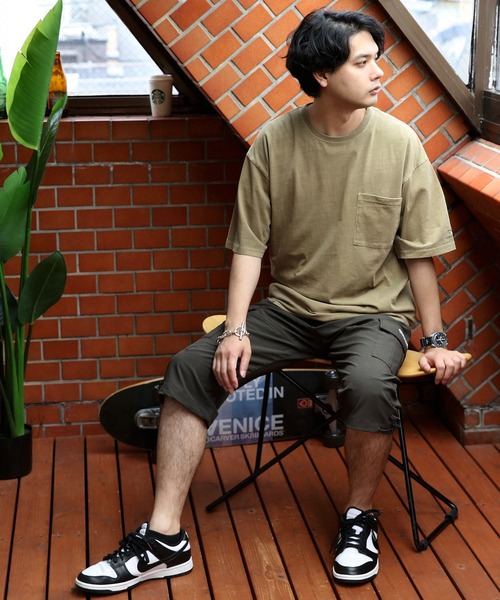 Toucan Surfing（トゥーカンサーフィン）の「ToucanSurfing 顔料染めポケットTシャツ（Tシャツ/カットソー・メンズ・ブラウン/ブラック/オフホワイト/サックスブルー・X-LARGE/MEDIUM/LARGE）」の17枚目の写真