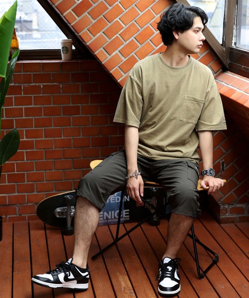 Toucan Surfing（トゥーカンサーフィン）の「ToucanSurfing 顔料染めポケットTシャツ（Tシャツ/カットソー・メンズ・ブラウン/ブラック/オフホワイト/サックスブルー・X-LARGE/MEDIUM/LARGE）」の18枚目の写真