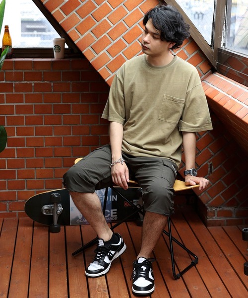 Toucan Surfing（トゥーカンサーフィン）の「ToucanSurfing 顔料染めポケットTシャツ（Tシャツ/カットソー・メンズ・ブラウン/ブラック/オフホワイト/サックスブルー・X-LARGE/MEDIUM/LARGE）」の19枚目の写真