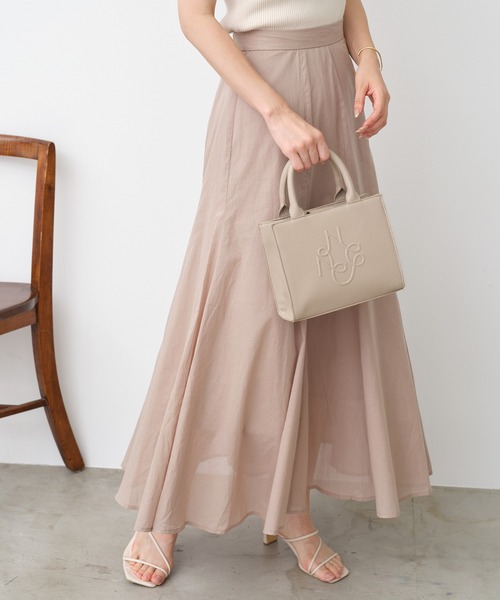 one after another NICE CLAUP（ワンアフターアナザーナイスクラップ）の「【新色入荷】ロゴモチーフエンボスミニバック（ショルダーバッグ・レディース・ベージュ/アイボリー/ブラック/ピンク/アッシュグレー・FREE）」の18枚目の写真