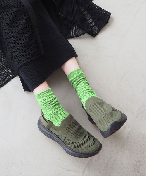 SNEEKE by.enchanted（スニークバイエンチャンテッド）の「《SNEEKE》ハンズフリースリッポンスニーカー（スニーカー・レディース・ダークグレー/ブラック/カーキ・3L/S/LL/M/L）」の3枚目の写真