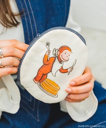 ACCOMMODE | 【365Curious 】おさるのジョージ　ダイカットフラットポーチ(ポーチ)