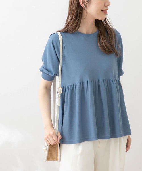 URBAN RESEARCH Sonny Label(アーバンリサーチサニーレーベル)の「ティアードニットプルオーバー(ニット/セーター・レディース・ブラック/ホワイト/ブルー・FREE)」の3枚目の写真