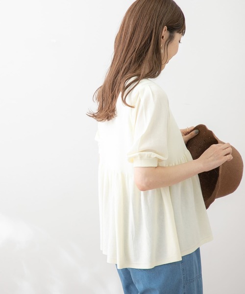 URBAN RESEARCH Sonny Label(アーバンリサーチサニーレーベル)の「ティアードニットプルオーバー(ニット/セーター・レディース・ブラック/ホワイト/ブルー・FREE)」の8枚目の写真