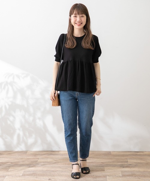 URBAN RESEARCH Sonny Label(アーバンリサーチサニーレーベル)の「ティアードニットプルオーバー(ニット/セーター・レディース・ブラック/ホワイト/ブルー・FREE)」の18枚目の写真