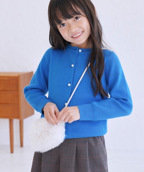 ROPE' PICNIC(ロペピクニック)の「【KIDS】リンクコーデ/マシュマロニットパールカーディガン(カーディガン/ボレロ・キッズ・ブラック/ブルー系その他5/ブルー系その他6・110/120/130/140/150)」の21枚目の写真
