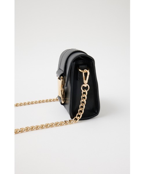 MOUSSY（マウジー）の「CHAIN STRAP バッグ（ショルダーバッグ・レディース・ブラック/ホワイト/グリーン・FREE）」の13枚目の写真