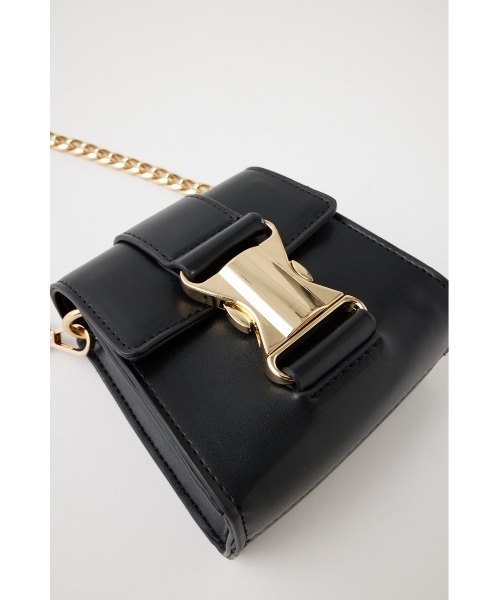 MOUSSY（マウジー）の「CHAIN STRAP バッグ（ショルダーバッグ・レディース・ブラック/ホワイト/グリーン・FREE）」の19枚目の写真