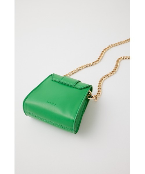 MOUSSY（マウジー）の「CHAIN STRAP バッグ（ショルダーバッグ・レディース・ブラック/ホワイト/グリーン・FREE）」の20枚目の写真