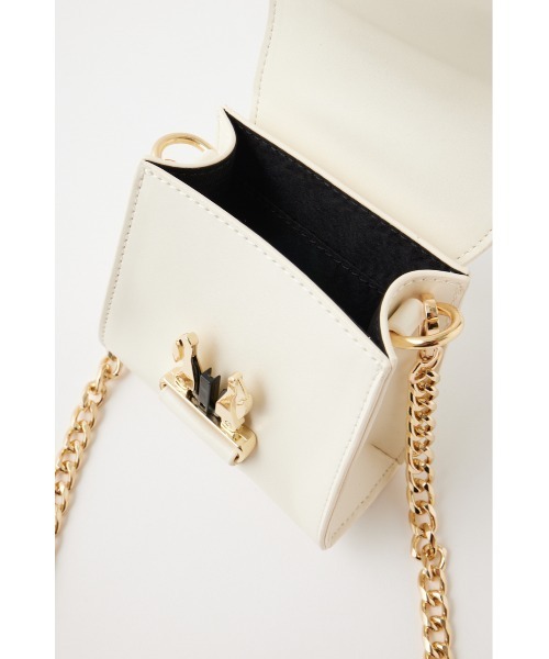 MOUSSY（マウジー）の「CHAIN STRAP バッグ（ショルダーバッグ・レディース・ブラック/ホワイト/グリーン・FREE）」の21枚目の写真