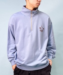 QUIKSILVER/クイックシルバー ハーフジップ トレーナー ワンポイント モックネック QZP234066