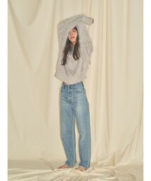 Ungrid | ハイウエストルーズテーパードデニム(デニムパンツ)