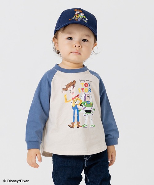 JAM & LINK(ジャムアンドリンク)の「トイ・ストーリー 長袖Tシャツ(Tシャツ/カットソー・キッズ・クリーム/チャコールグレー/ブルー/オレンジ・80cm/140cm/130cm/100cm/120cm/110cm/90cm)」の3枚目の写真